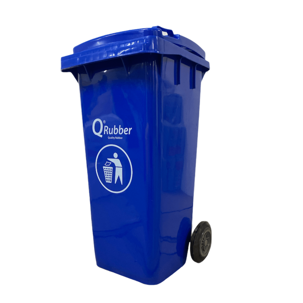Contenedor basura Qrubber 240 L azul