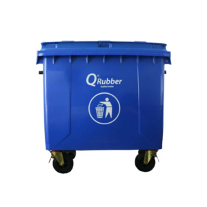 Contenedor basura Qrubber 660 L azul