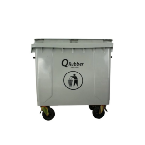 Contenedor basura Qrubber 660 L gris