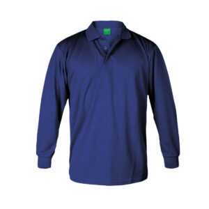 Polera Kbeen piqué K-Fit azul marino manga larga