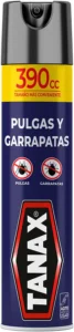 Insecticida Tanax aerosol pulgas y garrapatas 390 ml