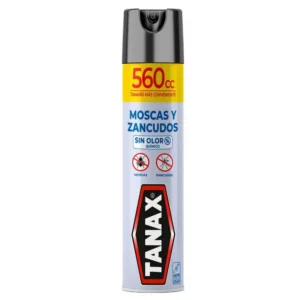 Insecticida Tanax aerosol moscas y zancudos sin olor 560 ml