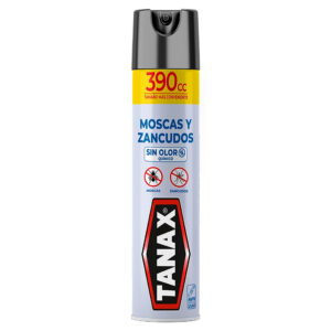 Insecticida Tanax aerosol moscas y zancudos sin olor 390 ml