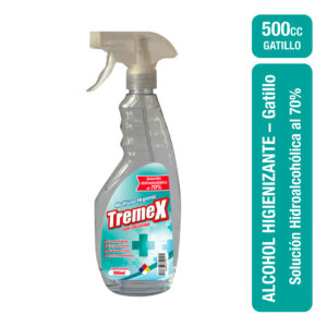 Multiuso Tremex Higienic hidro alcohol 70% con gatillo 500 ml