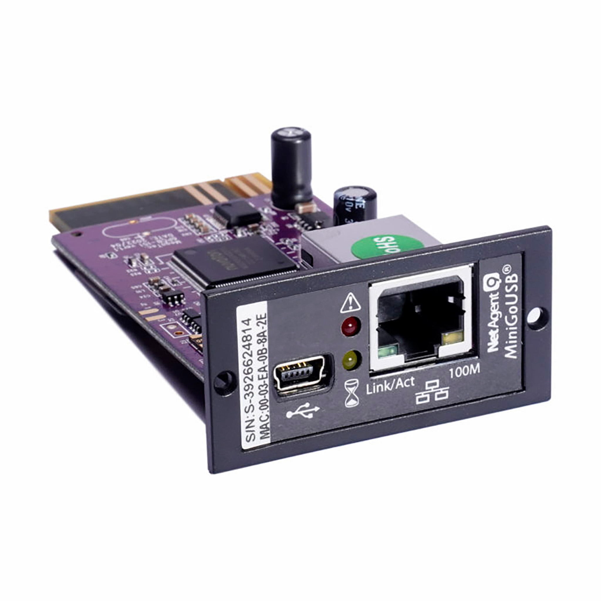 Tarjeta SNMP Enersafe para monitoreo remoto con USB
